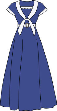 Navy Maxim Dress