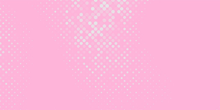white polka dots pattern over hot pink useful as a background good effect simple art