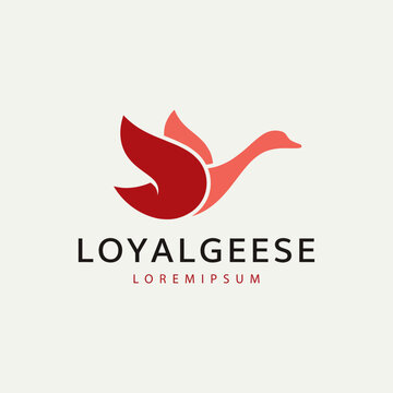 This elegant goose logo symbolizes loyalty and trust, reflecting qualities ideal for brand identity in service-oriented businesses or community engagement initiatives.