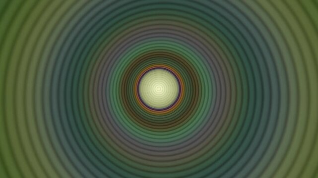 Circles pulse with color, drawing focus inward.