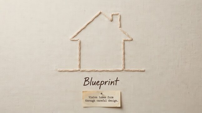 House Blueprint Soft Diffused Set s1