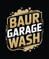 Obraz premium Baur garage wash