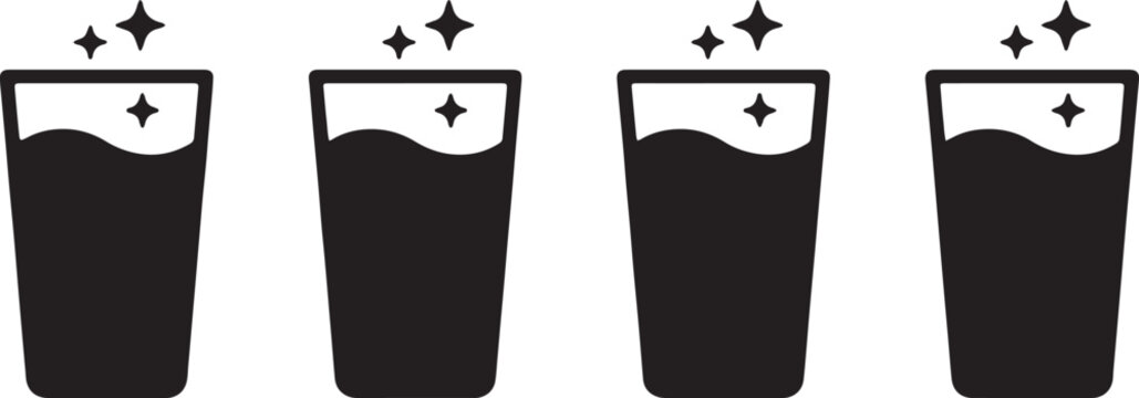 Vector illustration of a set of human figures, body parts, and heads isolated on white near a disposable coffee cup with a brown lid and hot latte liquid