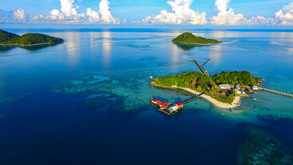tropical island in the anambas