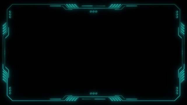 Tech Neon Seamless Motion Background Gaming Streaming Overlay