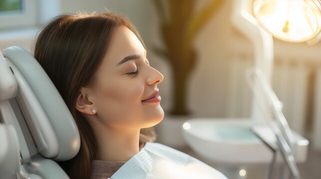 Relaxation and tranquility during a dental visit in a calm and inviting practice setting
