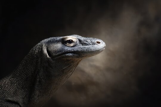 komodo dragon large reptile wildlife nature photography