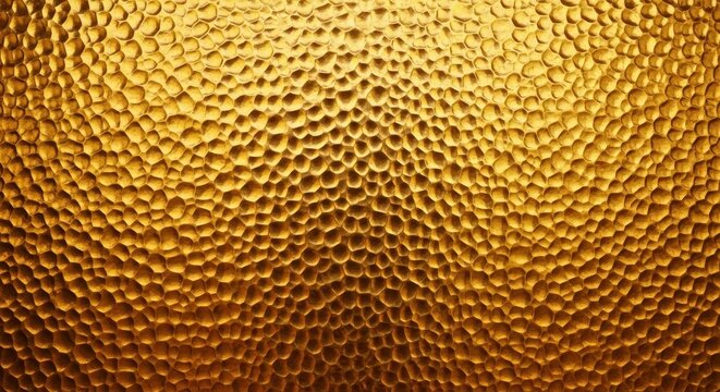 a close up of a gold textured surface with a black background and a white border at the bottom of th