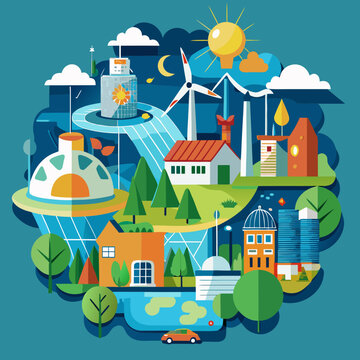 Sustainable City Powered by Renewable Energy