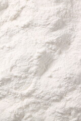 Obraz premium Texture of bread mixture, baking powder, flour, protein, healthy food, sport food 