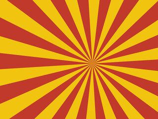 Obraz premium Abstract Sunburst Beam Pattern Vibrant Poster Background