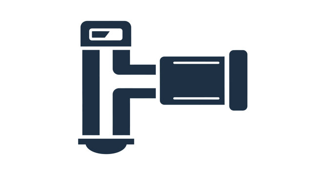 Camera on tripod with monitor icon.