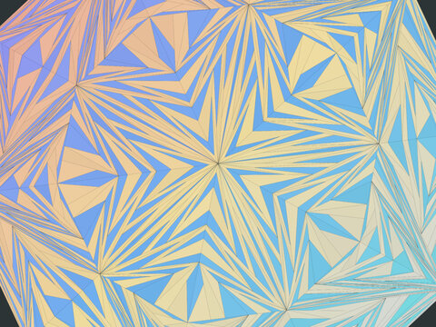 Non-Repeating Mathematical Tiling Pattern Art Print