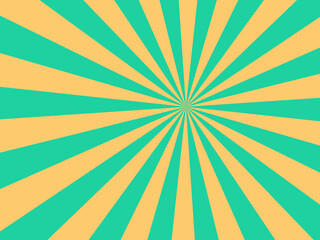 Obraz premium Retro Sunburst Rays Abstract Colorful Background Vector