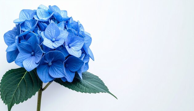 Close up of a single blue hyd