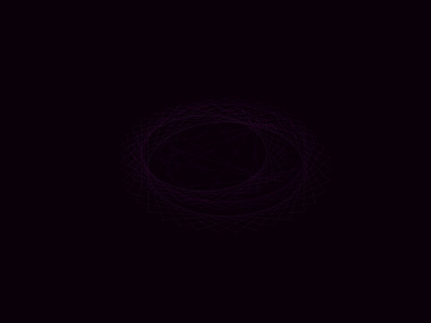Geometric String Art Line Pattern Abstract Thread Design