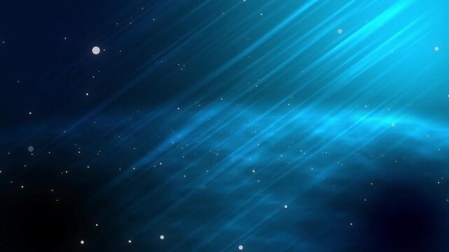 Radiant Blue Light Rays Abstract Background