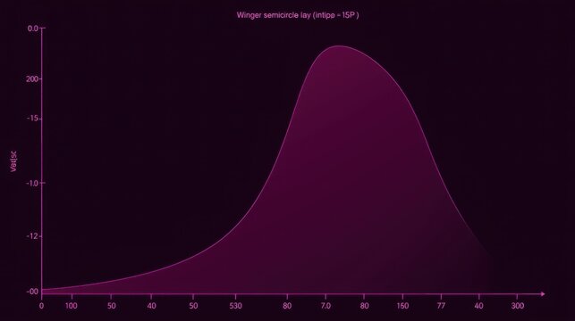 Purple graph displays data points. X axis ranges from zero to three hundred. Y axis shows values negative twelve to two hundred.