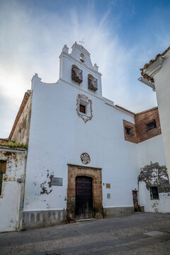 Facade of the Santa Catalina convent in Zafra, Badajoz, Extremadura, Spain