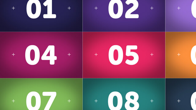Multiscreen Transitions HD X9 06 &ndash; Fast Nine Screen Panel Transitions, Modern Video Wall Animation for Broadcast, Social Media and Presentation Content