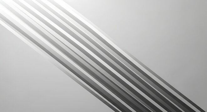 Abstract background with diagonal parallel stripes in shades of gray and