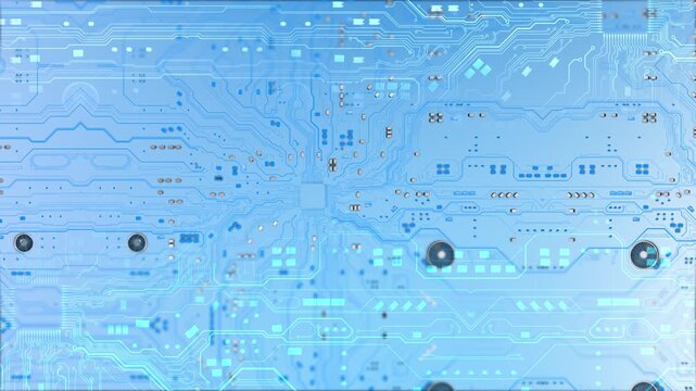 Hi-tech digital Quantum Data Flow, Tech Background. Future technology futuristic circuit design. AI, artificial intelligence. innovation, advanced 3D Futuristic AI artificial intelligence data mining