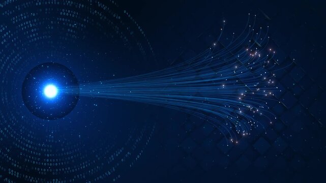 Large Language Models, Artificial Intelligence, Complex Algorithms, Chatbot Machine Learning. Data sorting. digital background. Big data visualization. Visual information. Computer code. Data networks