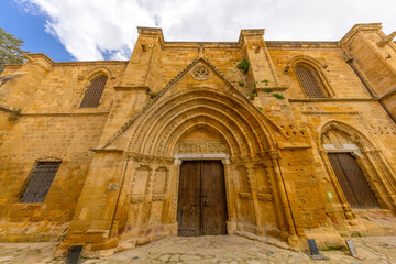Fototapeta premium Selimiye Mosque, former Saint Sofia Church, Nicosia, Northern Cyprus