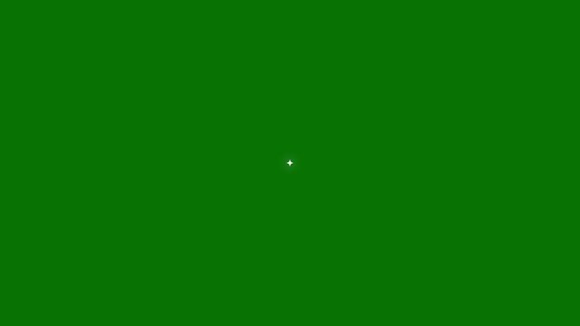 Glitter sparkle animated on  background  vector, doodles style starsSparkle  animatio  sparkle burst  twinkle star night magical green Dazzling glowing stars, magical twinkling stars, 4k video.