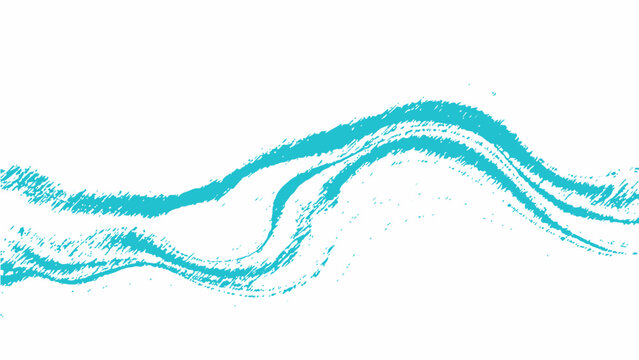 Elegant azure brushstroke design and flowing wave element and artistic texture dynamic form delicate watercolor and abstract shape simple minimalism and creative art and vibrant graphic.