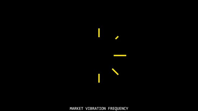 Market vibration frequency, digital data HUD