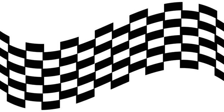 Black and white chess pattern. Checkerboard seamless vector illustration. Abstract checkered checkerboard for game. Grid geometric square shape. Race flag.