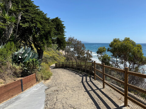 Walkway to the beach in Summerland, California