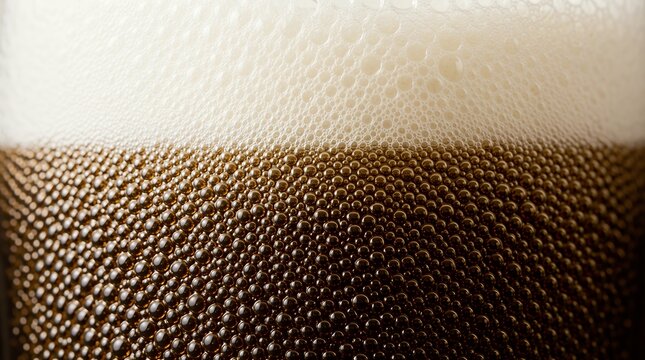 Closeup Beer Foam Texture Beer Foam
