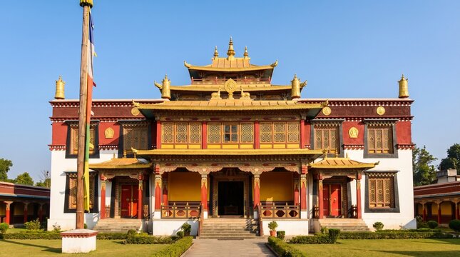 The Pemayangtsi Monastery near Pelling in the state of Sikkim, India