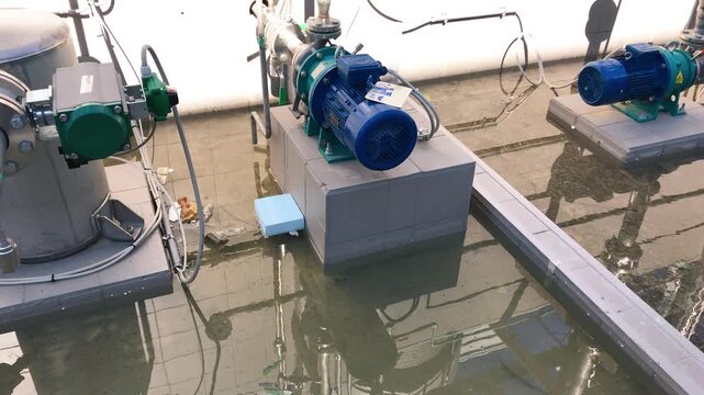 Industrial facility for precious metal recovery and galvanic salt production partially submerged in water