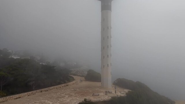 Faro de Torredembarra en Tarragona, Catalunya, Espa&ntilde;a