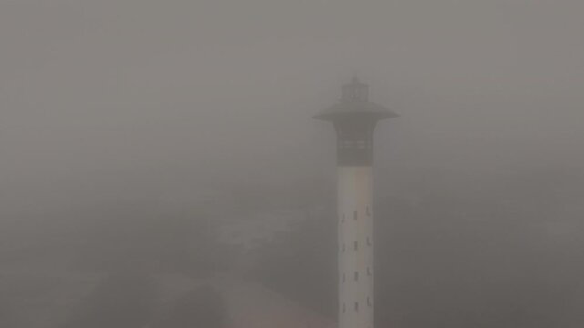 Faro de Torredembarra en Tarragona, Catalunya, Espa&ntilde;a