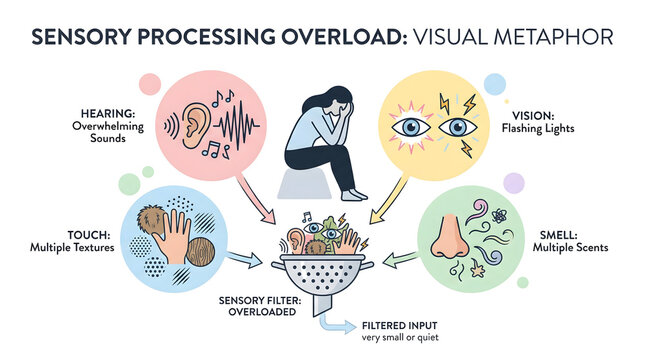 Sensory processing overload understanding neurodivergent experiences with invisible disabilities in everyday environments