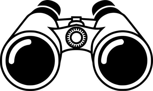 vector binocular icon vector illustration
