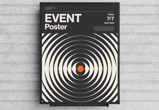 Event-Party-Poster-Template-Concentric-Circles-Design