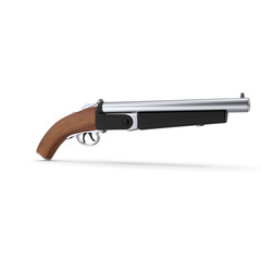 Double-Barreled Sawed-Off Shotgun