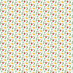 Obraz premium Seamless floral pattern