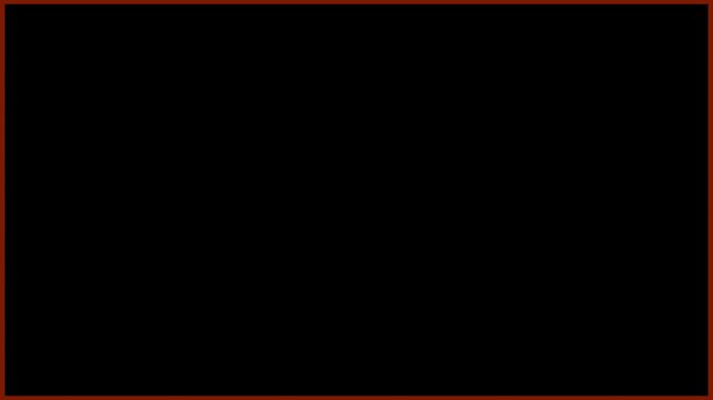 Solid Black Screen with Striking Red Border: Minimalist Interface Frame