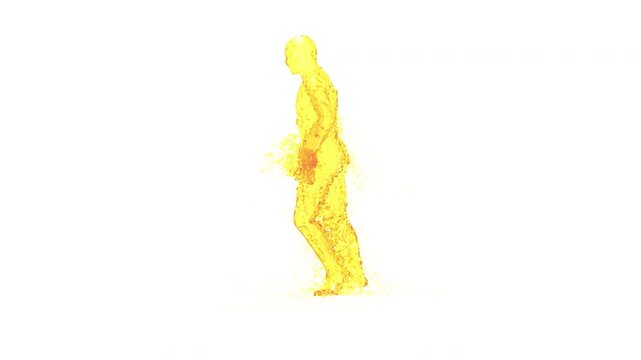 character, Oil Splash, Super Slow Motion Shot of Swirling, 3d render,  With Alpha Channel