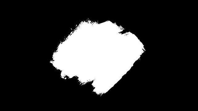 Minimalist, white, paint, brush, stroke, animation, on, black, background, artistic, textured, ink, smear, for, title, reveals, creative, video, presentations, and, overlays.
