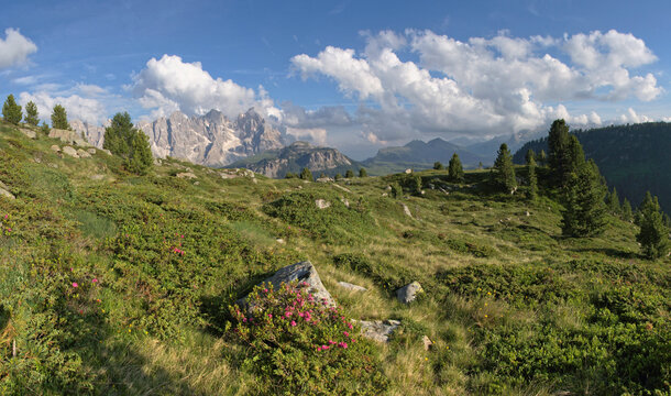 Pala group (Pale di San Martino), Dolomites, Italy, Alps