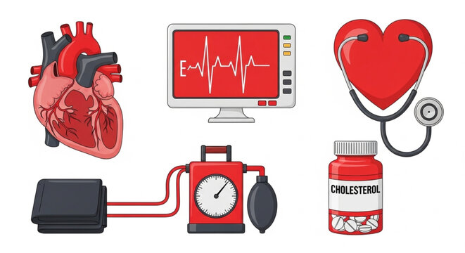 Healthy Heart Medical Equipment and Cardiology Monitoring Devices