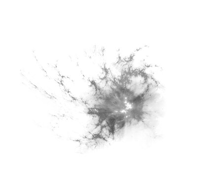 explosion isolated on transparent background with center burst smoke lines, dramatic shockwave detonation texture and dynamic blast energy effect for posters and game assets.