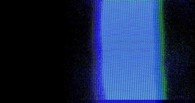Broken LCD Effect with Digital Pixelation Patterns